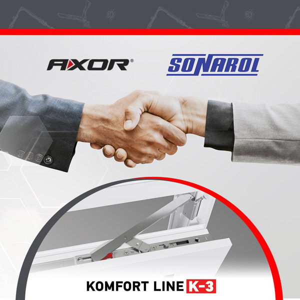 AXOR починає масштабну співпрацю з одним з найбільших виробників вікон та дверей у Польщі – компанією Sonarol